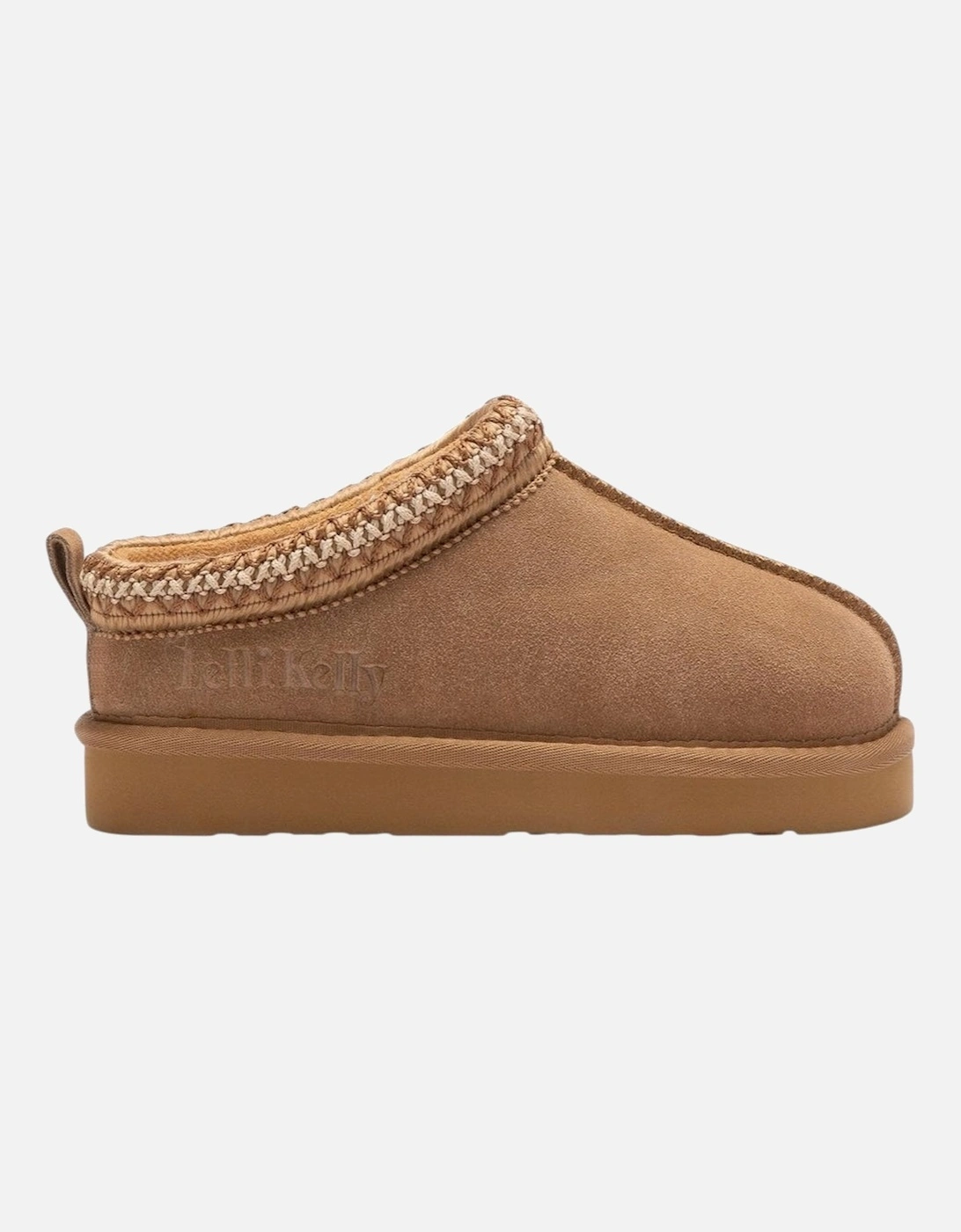 Girls Brown Suede ‘Lidia’ Slippers, 5 of 4