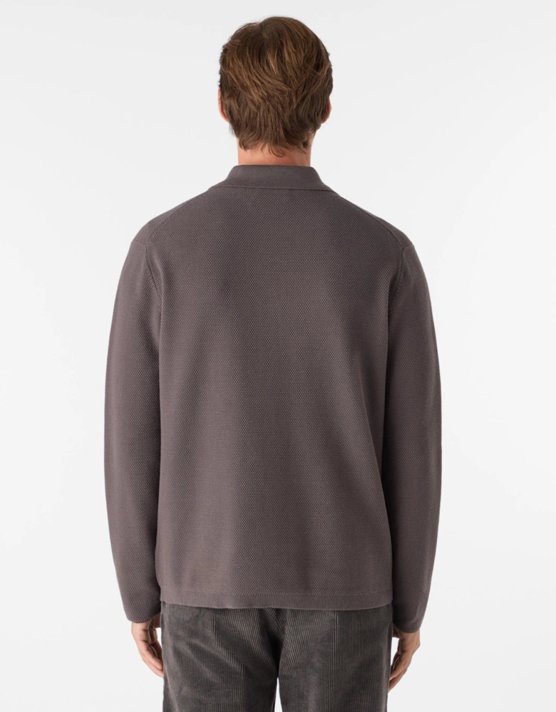 Kingsbridge Mens Combed Cotton Overshirt - Mole