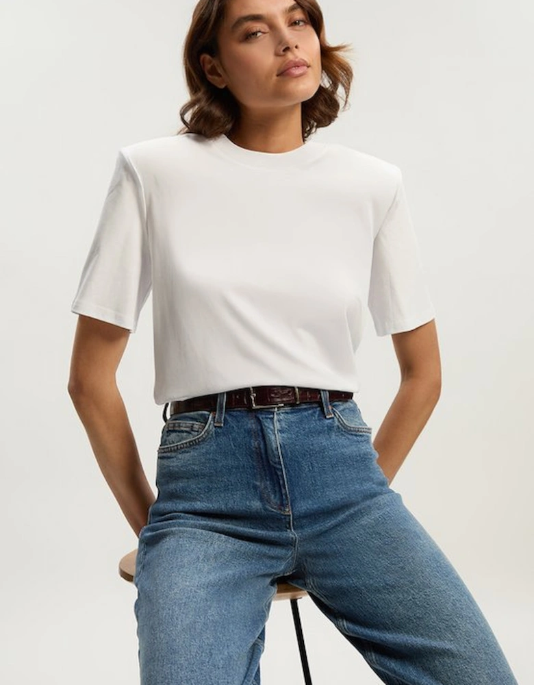 Power Shoulder Jersey T-Shirt