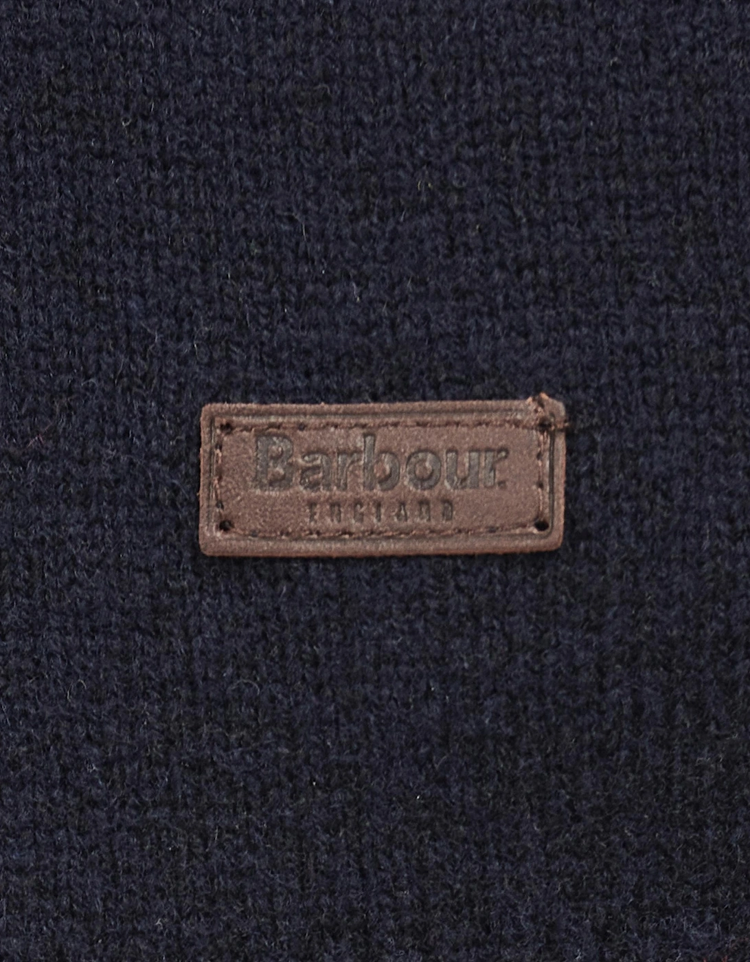 Essential Patch Mens Crew-Neck Jumper - Navy