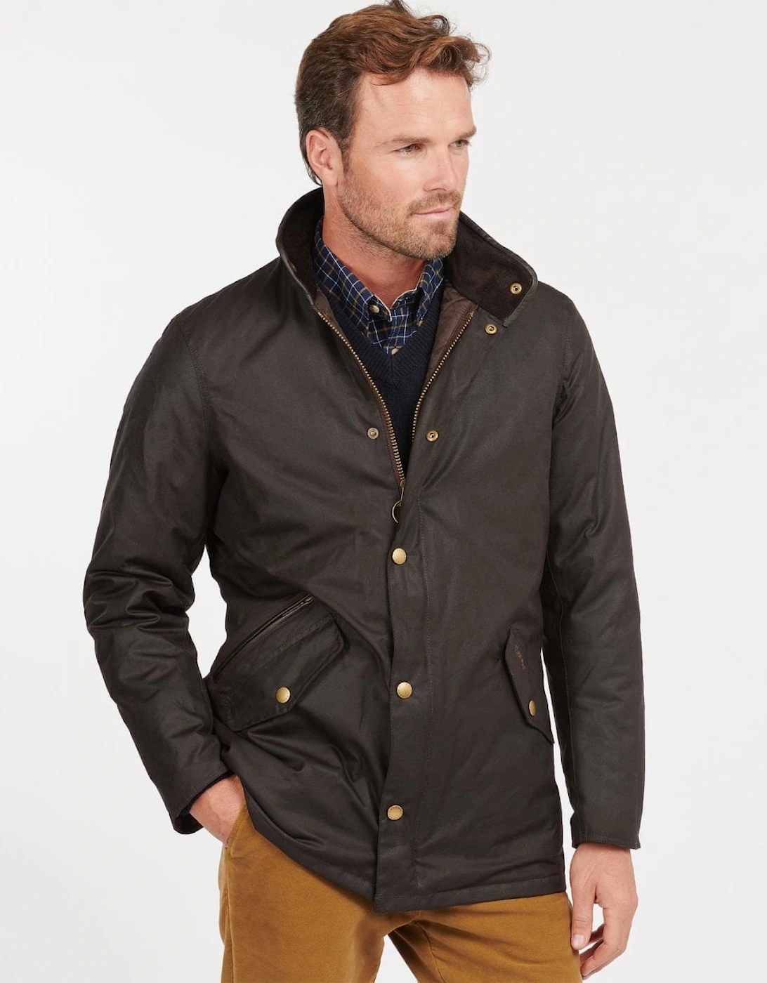 Prestbury Mens Wax Jacket - Rustic, 11 of 10