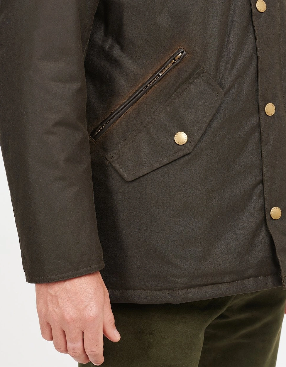 Prestbury Mens Wax Jacket - Olive