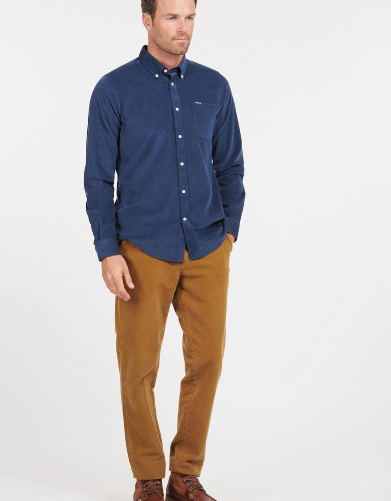 Ramsey Tailored Mens Shirt - Dark Denim