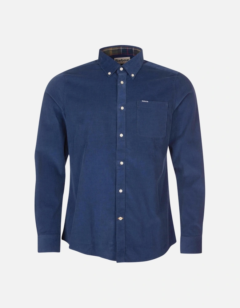 Ramsey Tailored Mens Shirt - Dark Denim