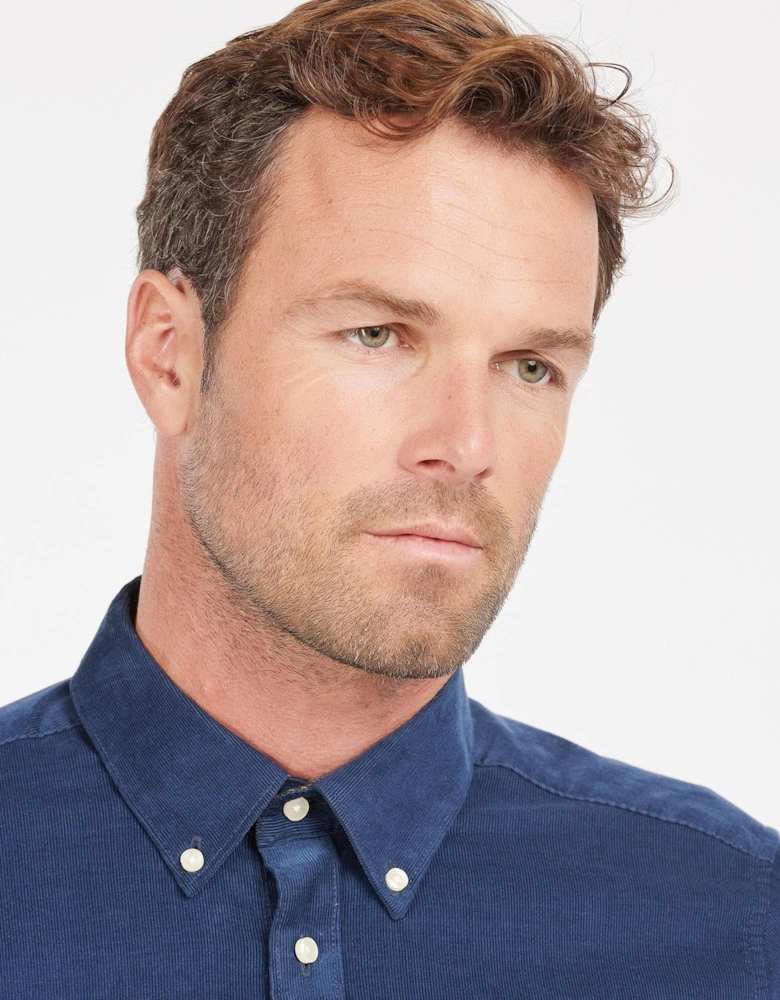 Ramsey Tailored Mens Shirt - Dark Denim