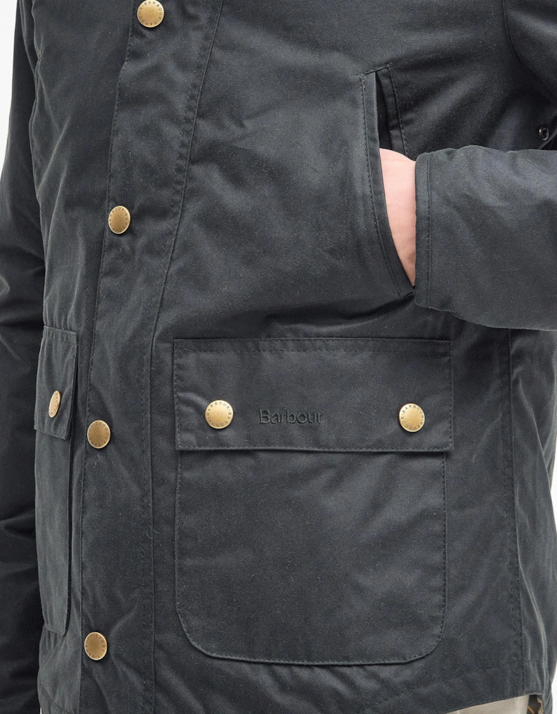Reelin Mens Wax Jacket - Sage