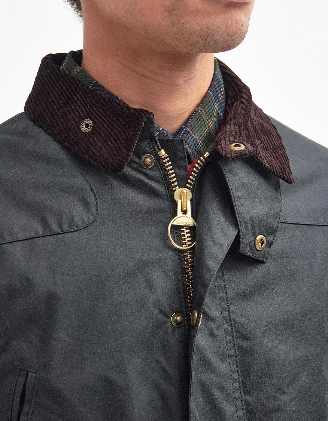 Reelin Mens Wax Jacket - Sage