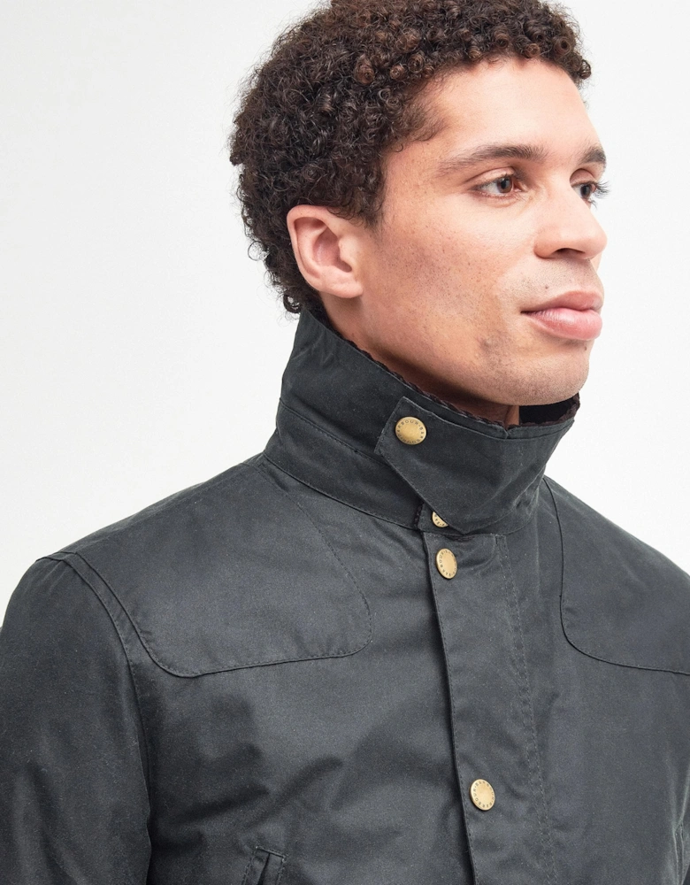Reelin Mens Wax Jacket - Sage