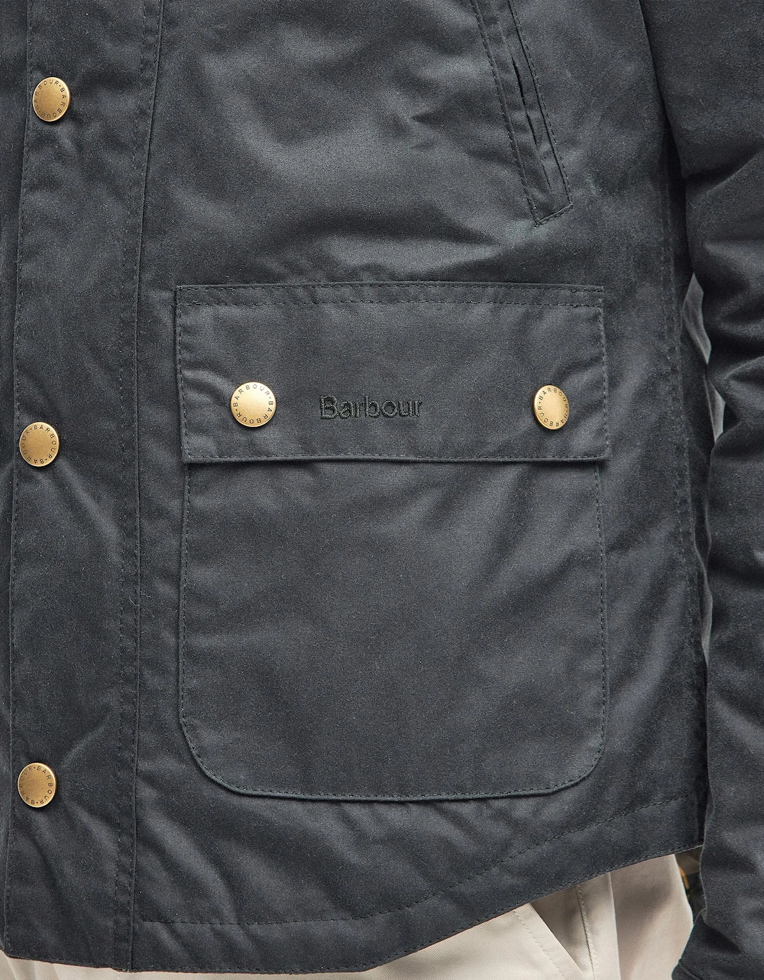 Reelin Mens Wax Jacket - Sage