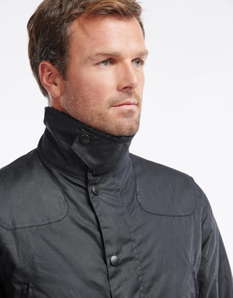 Reelin Mens Wax Jacket - Navy