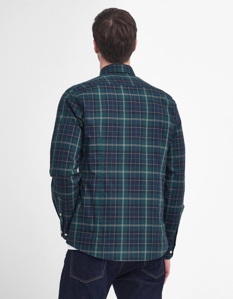 Wetherham Tailored Mens Shirt - Green Loch