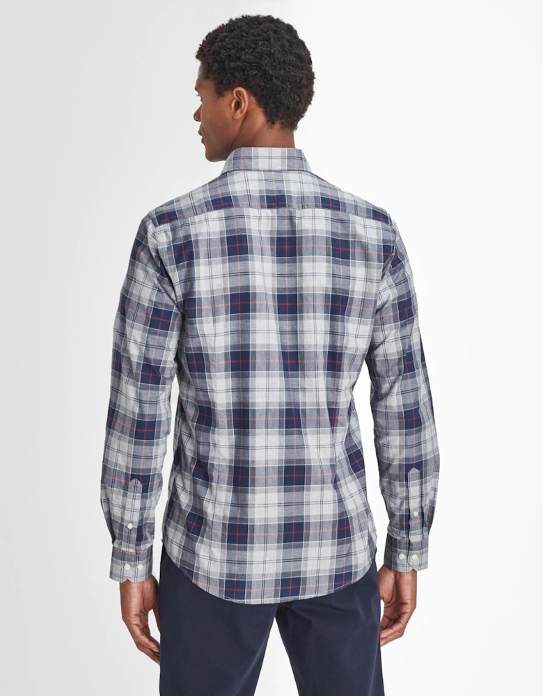 Wetherham Tailored Mens Shirt - Blue Granite
