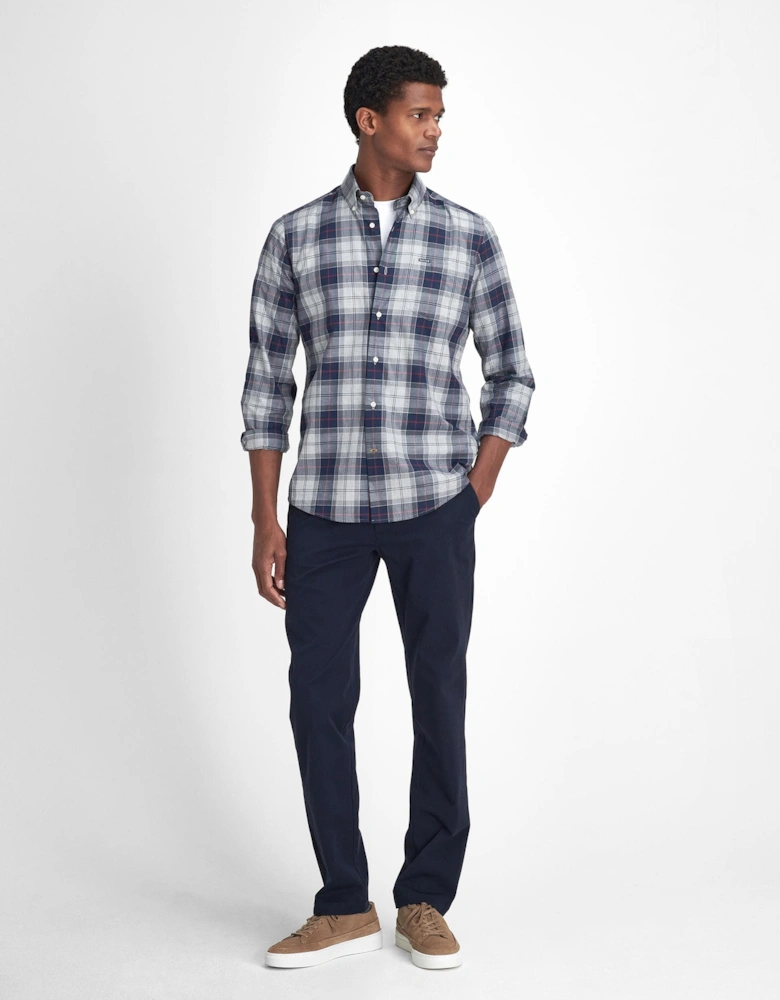Wetherham Tailored Mens Shirt - Blue Granite