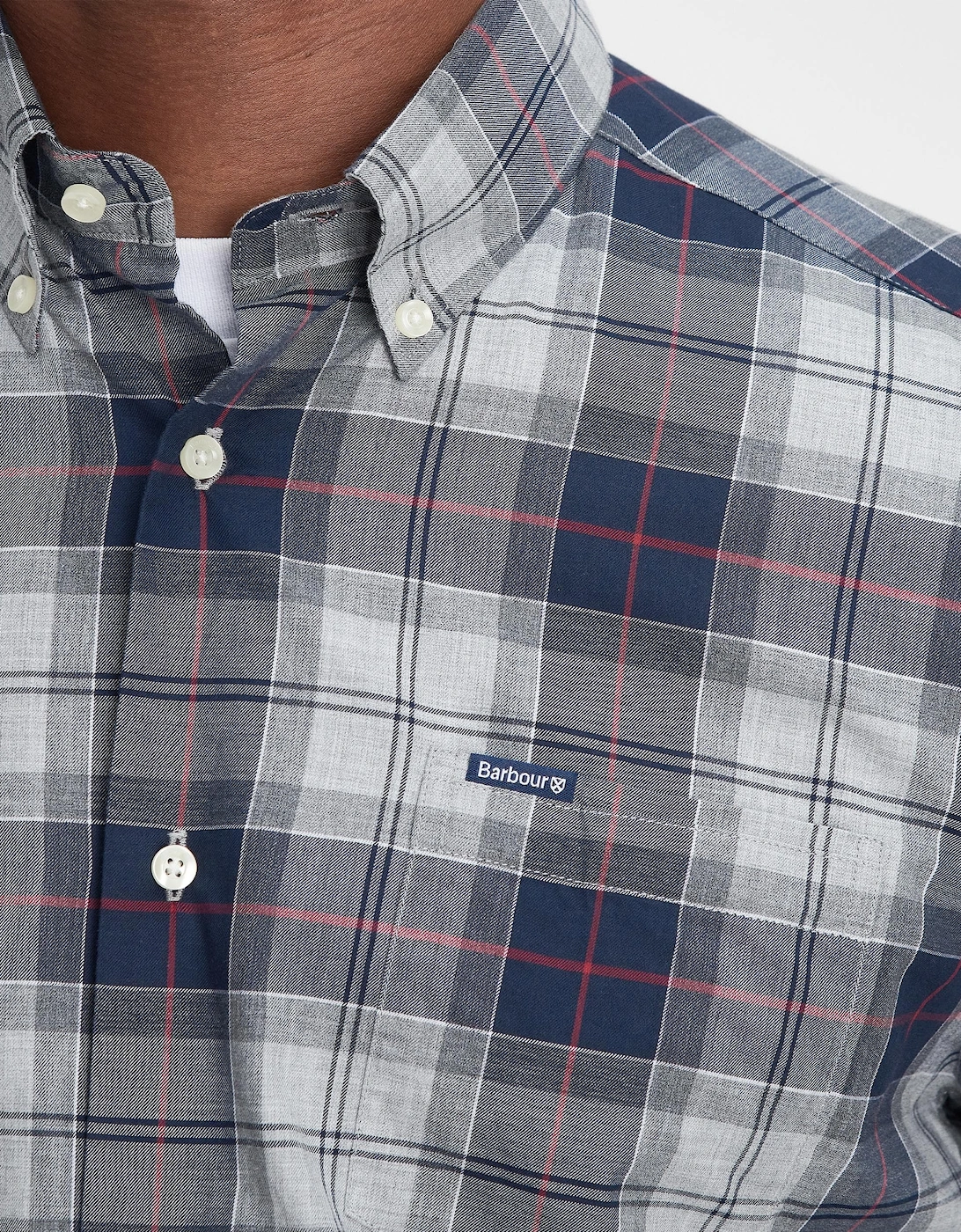 Wetherham Tailored Mens Shirt - Blue Granite