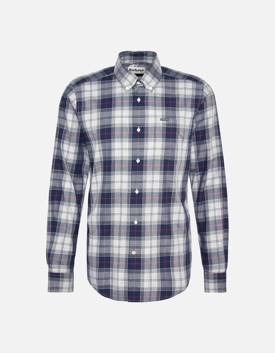 Wetherham Tailored Mens Shirt - Blue Granite