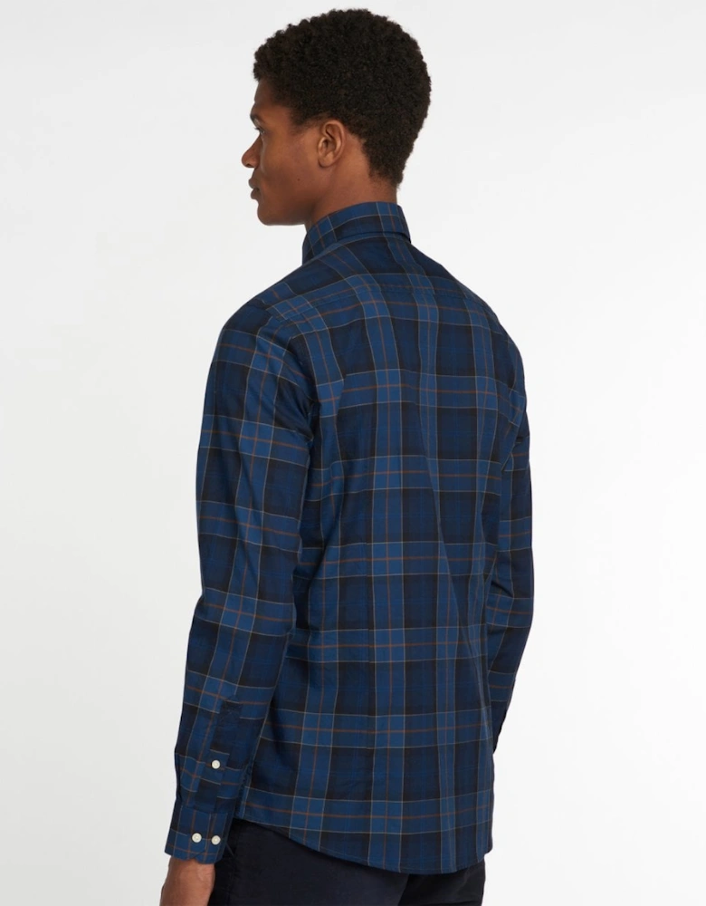 Wetherham Tailored Mens Shirt - Midnight Tartan