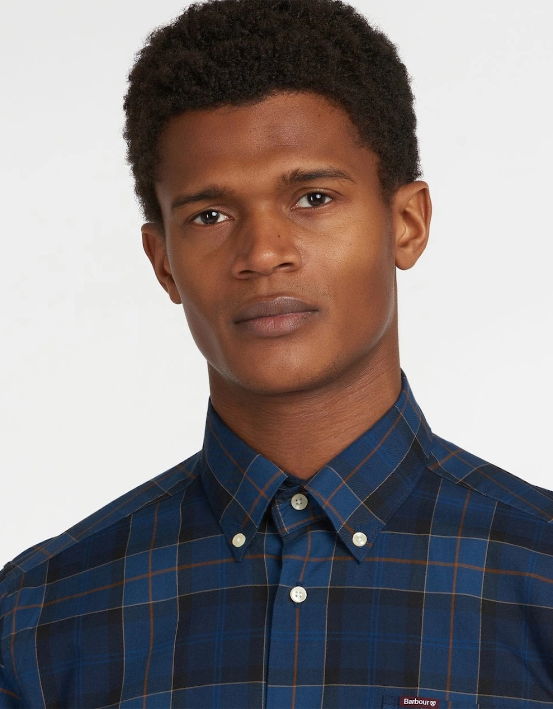 Wetherham Tailored Mens Shirt - Midnight Tartan