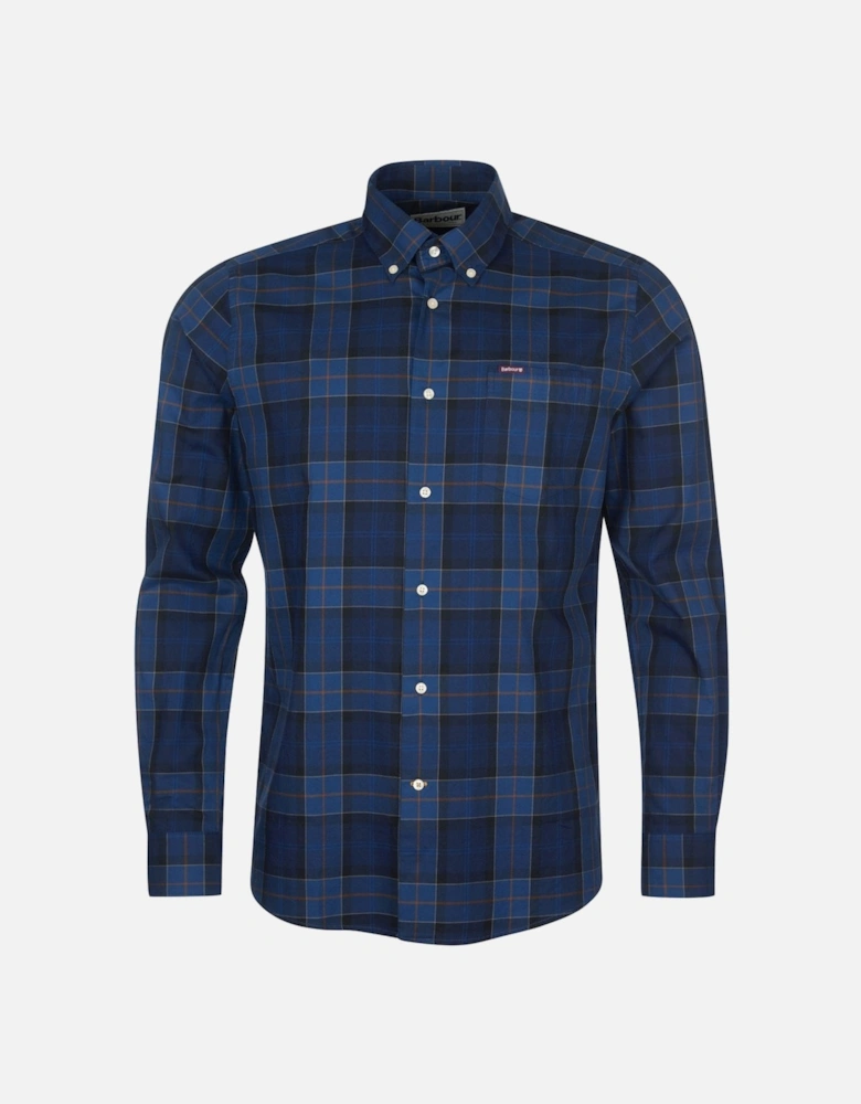 Wetherham Tailored Mens Shirt - Midnight Tartan