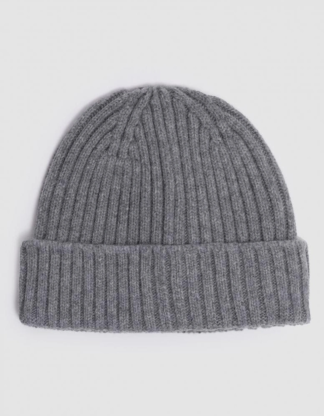 Watch Beanie Hat - Pale Grey Melange