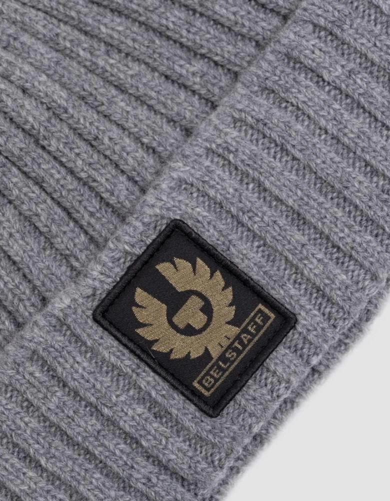 Watch Beanie Hat - Pale Grey Melange