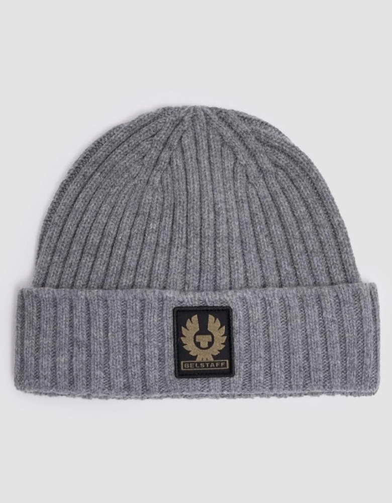 Watch Beanie Hat - Pale Grey Melange