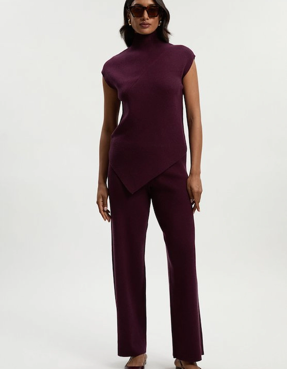 Relaxed Rib Knitted Trouser, 2 of 1