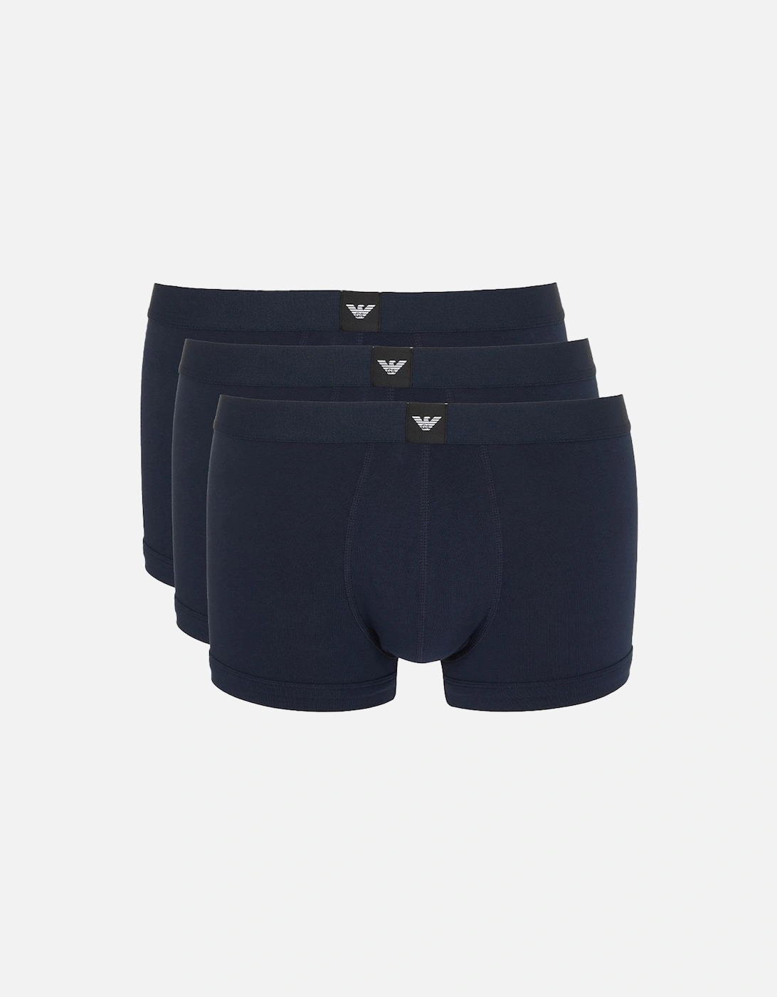 3-Pack Boxer Trunks, Armani Blue, 2 of 1