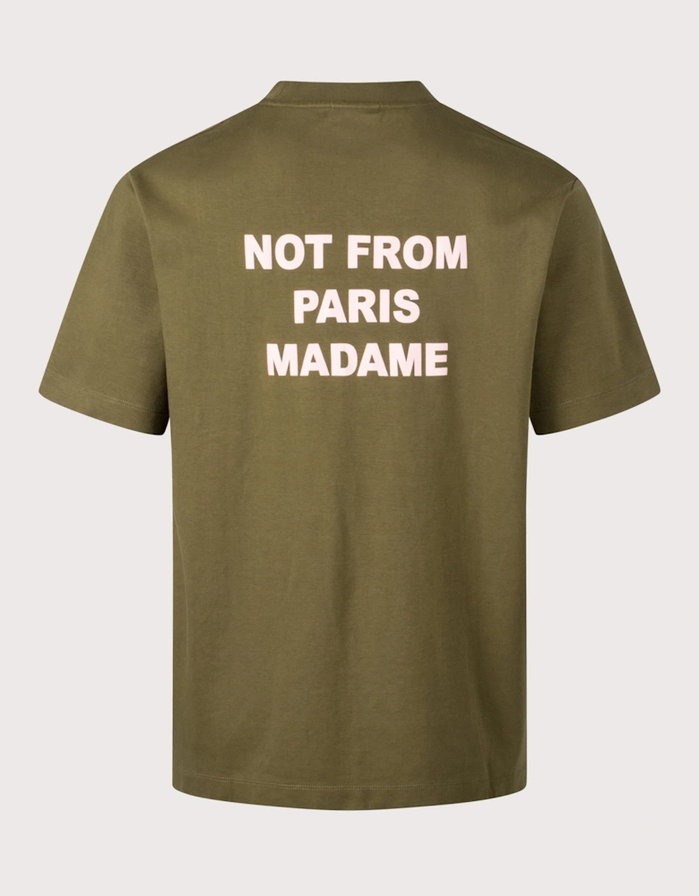Relaxed Fit Le T-Shirt Slogan
