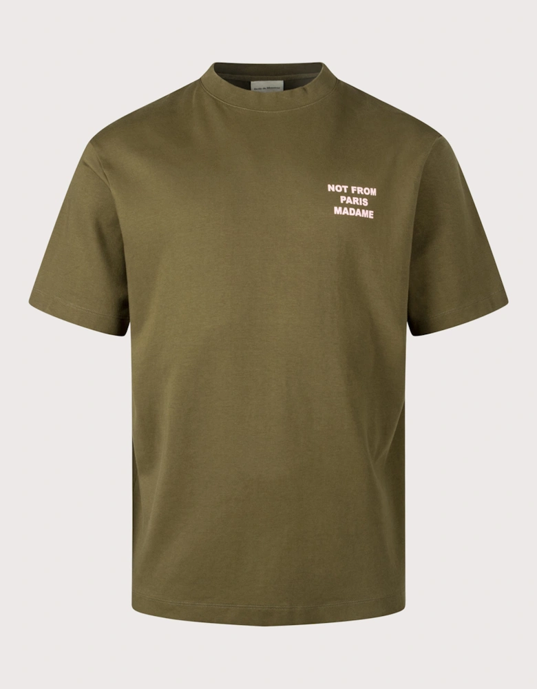 Relaxed Fit Le T-Shirt Slogan