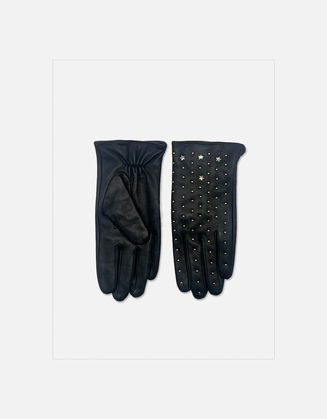 Tishan Studded Gloves in Black, 3 of 2