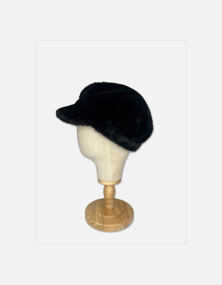 Apollo Fur Cap - Black