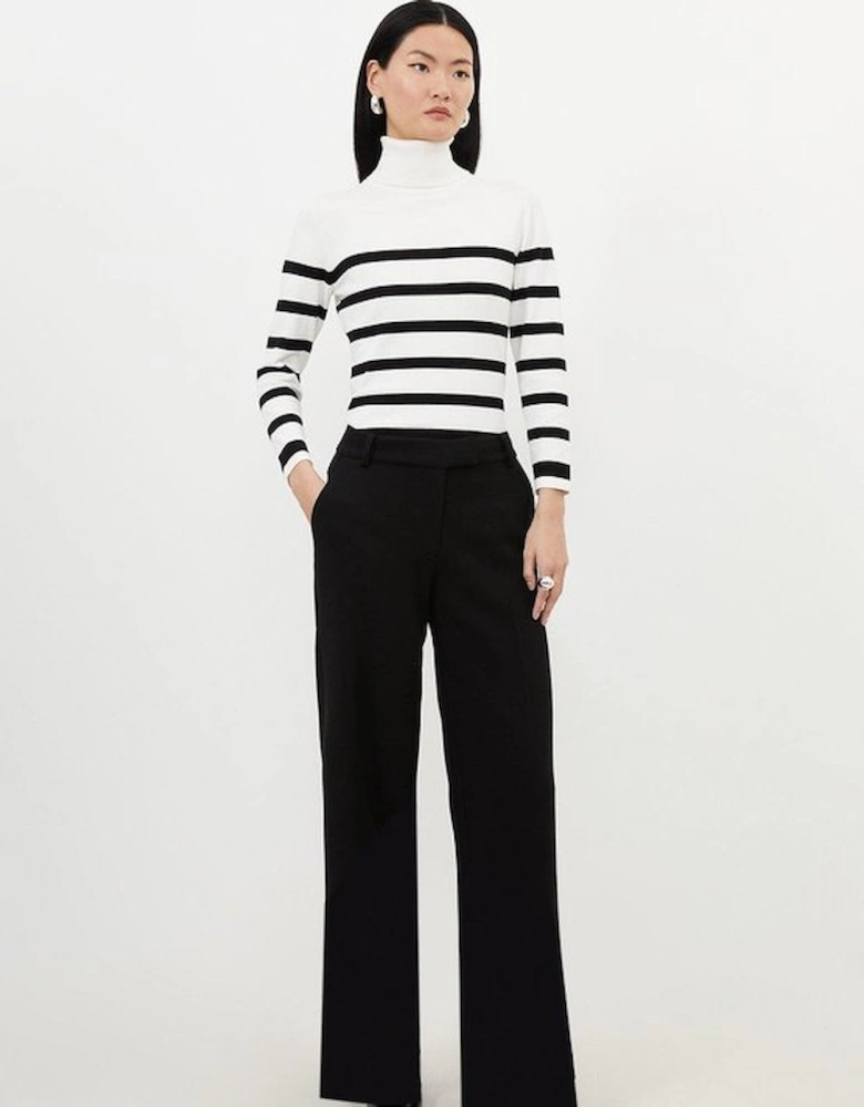 Compact Stretch Essential Tailored Straight Leg Trouser