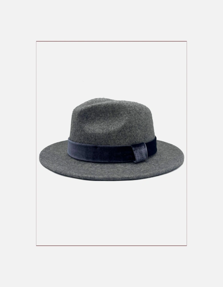Frankie Wool Fedora - Grey