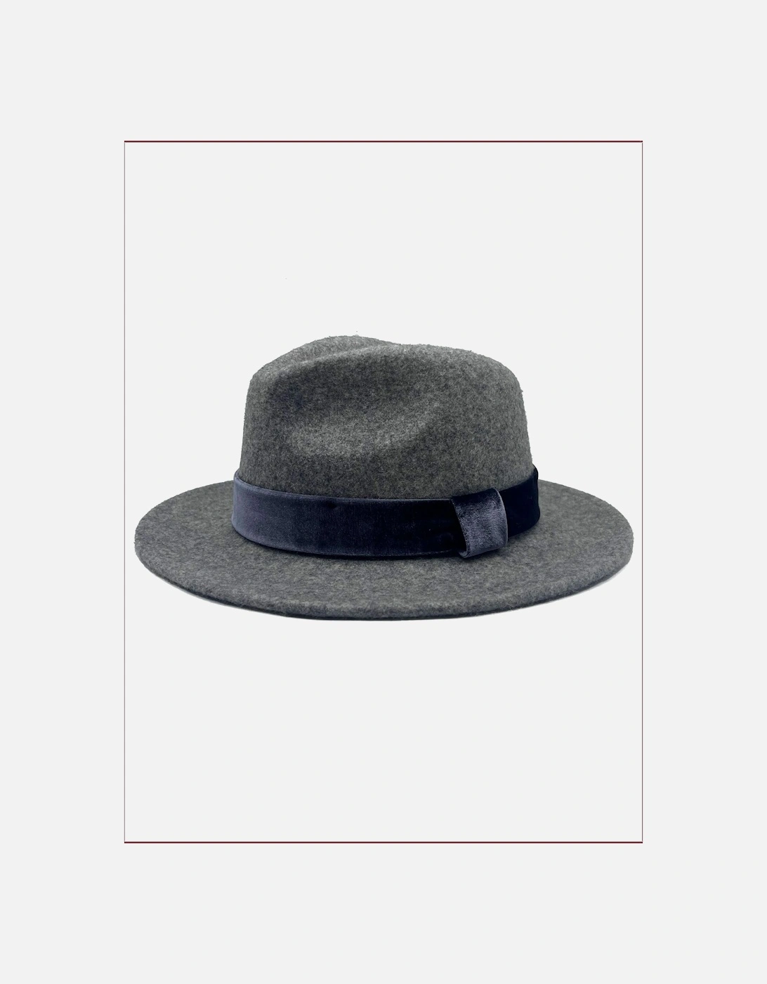 Frankie Wool Fedora - Grey, 4 of 3