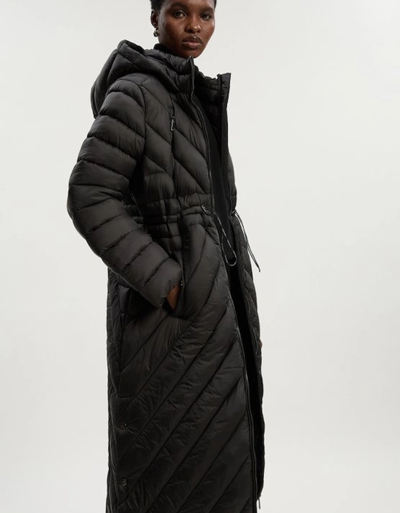 Lightweight Knee Length Packable Coat