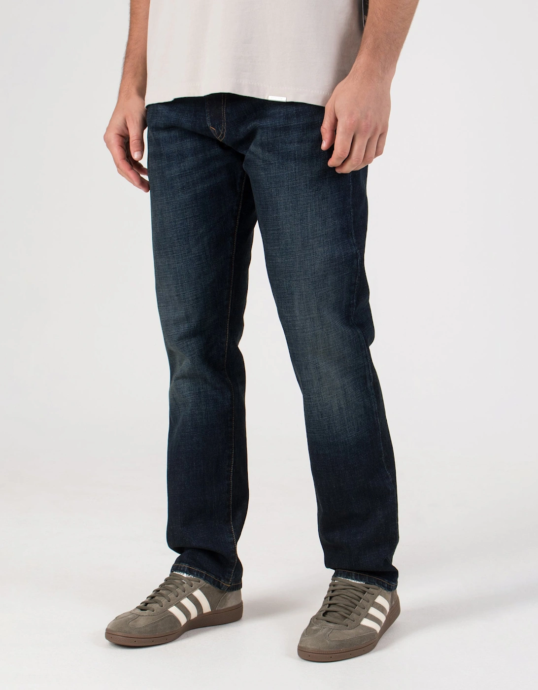 Hampton Relaxed Straight Stretch Jeans