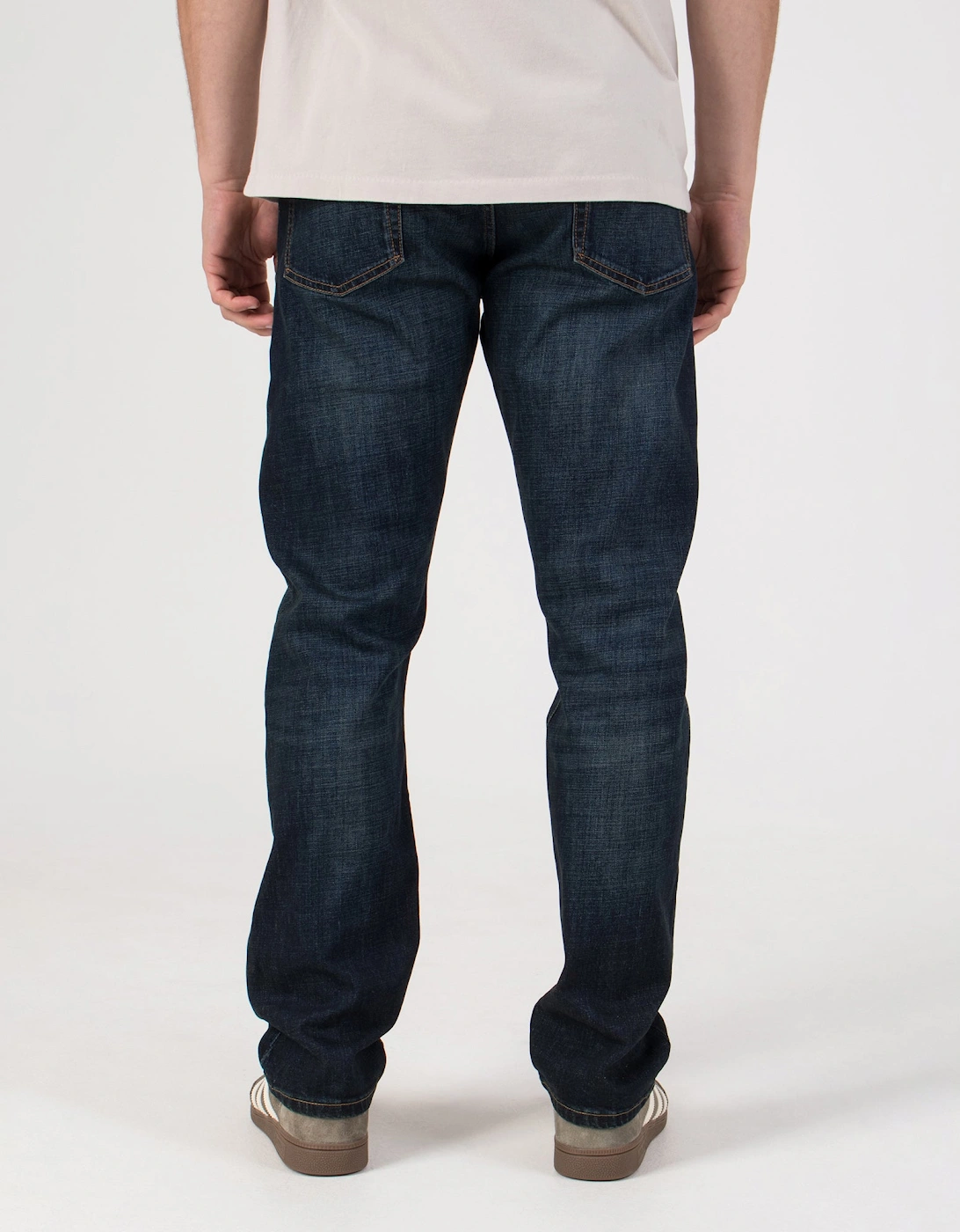 Hampton Relaxed Straight Stretch Jeans