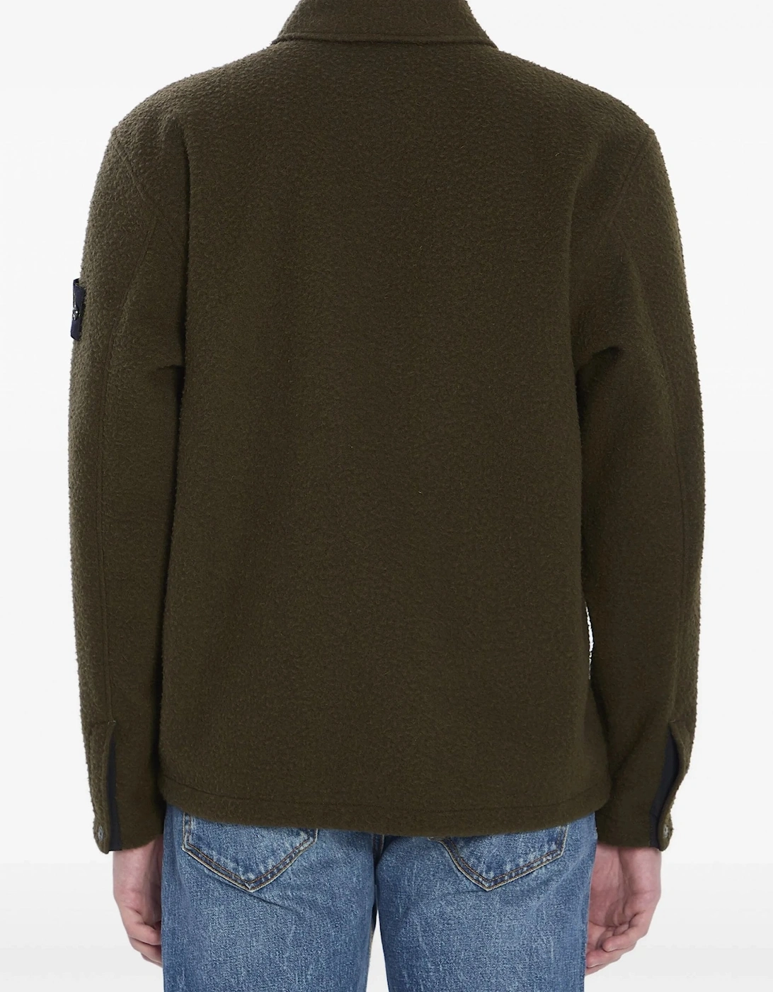 S0214 Compass Badge Overshirt Khaki