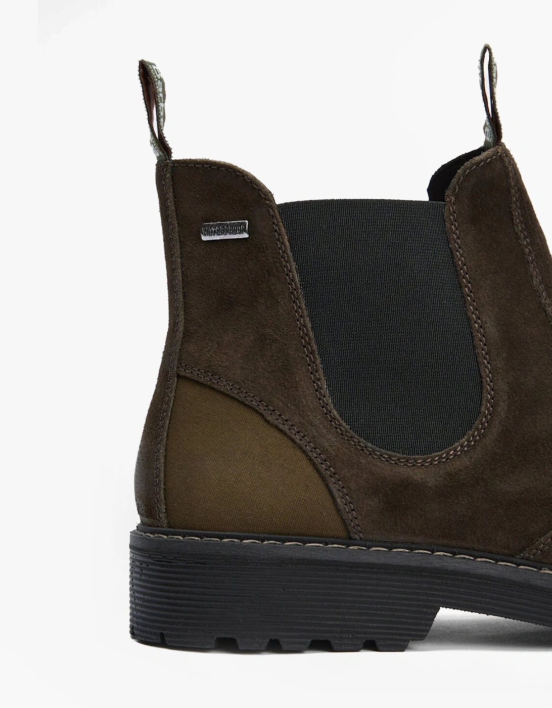 PATTON Mens Chelsea Boots Oiled Brown Suede