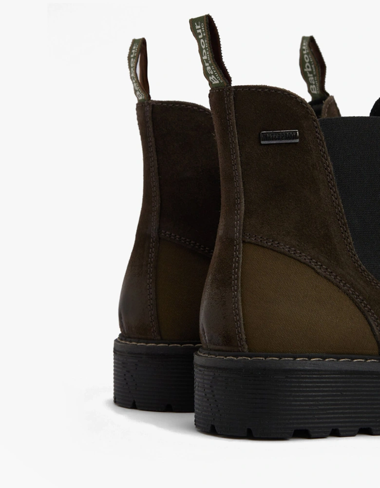 PATTON Mens Chelsea Boots Oiled Brown Suede