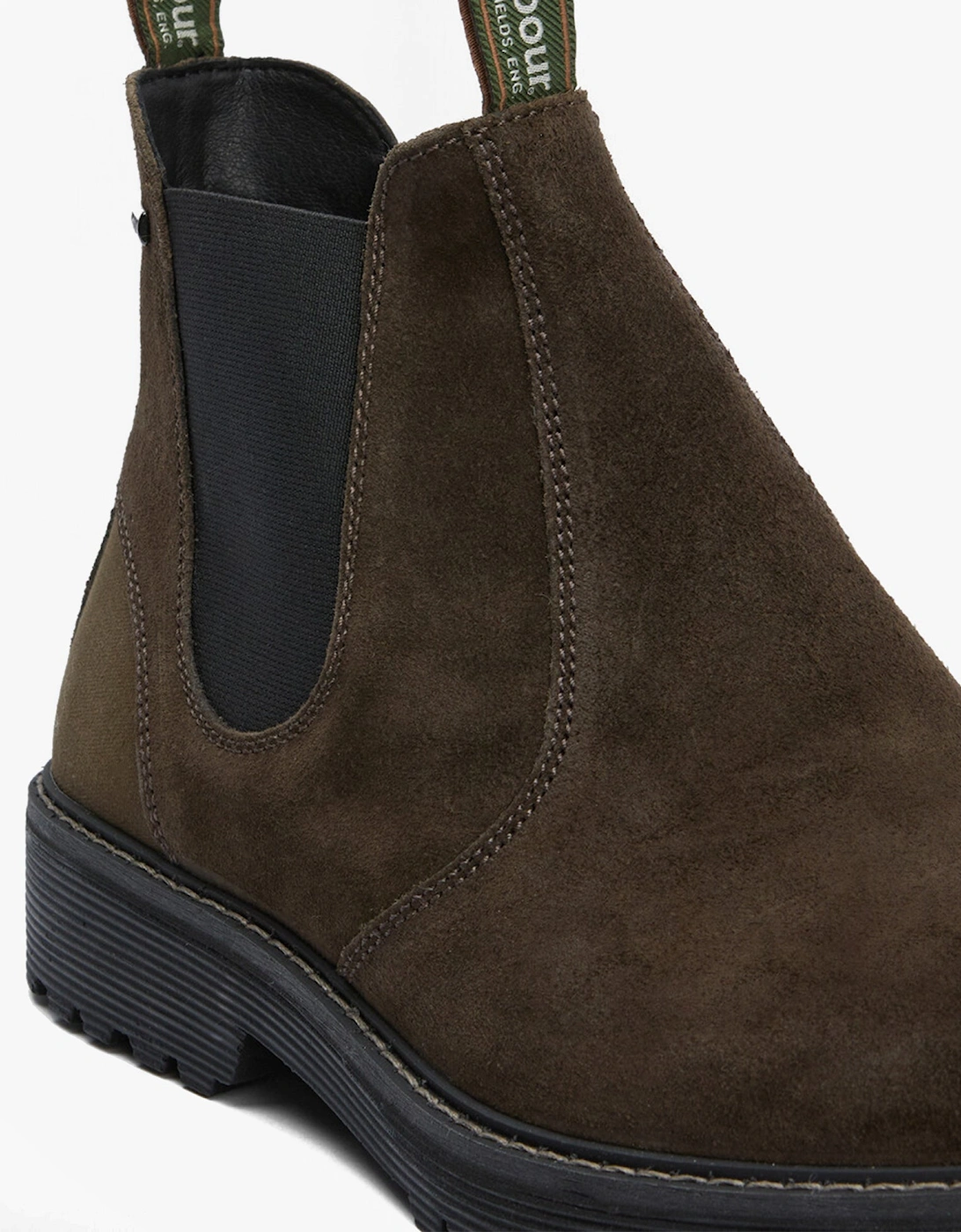 PATTON Mens Chelsea Boots Oiled Brown Suede