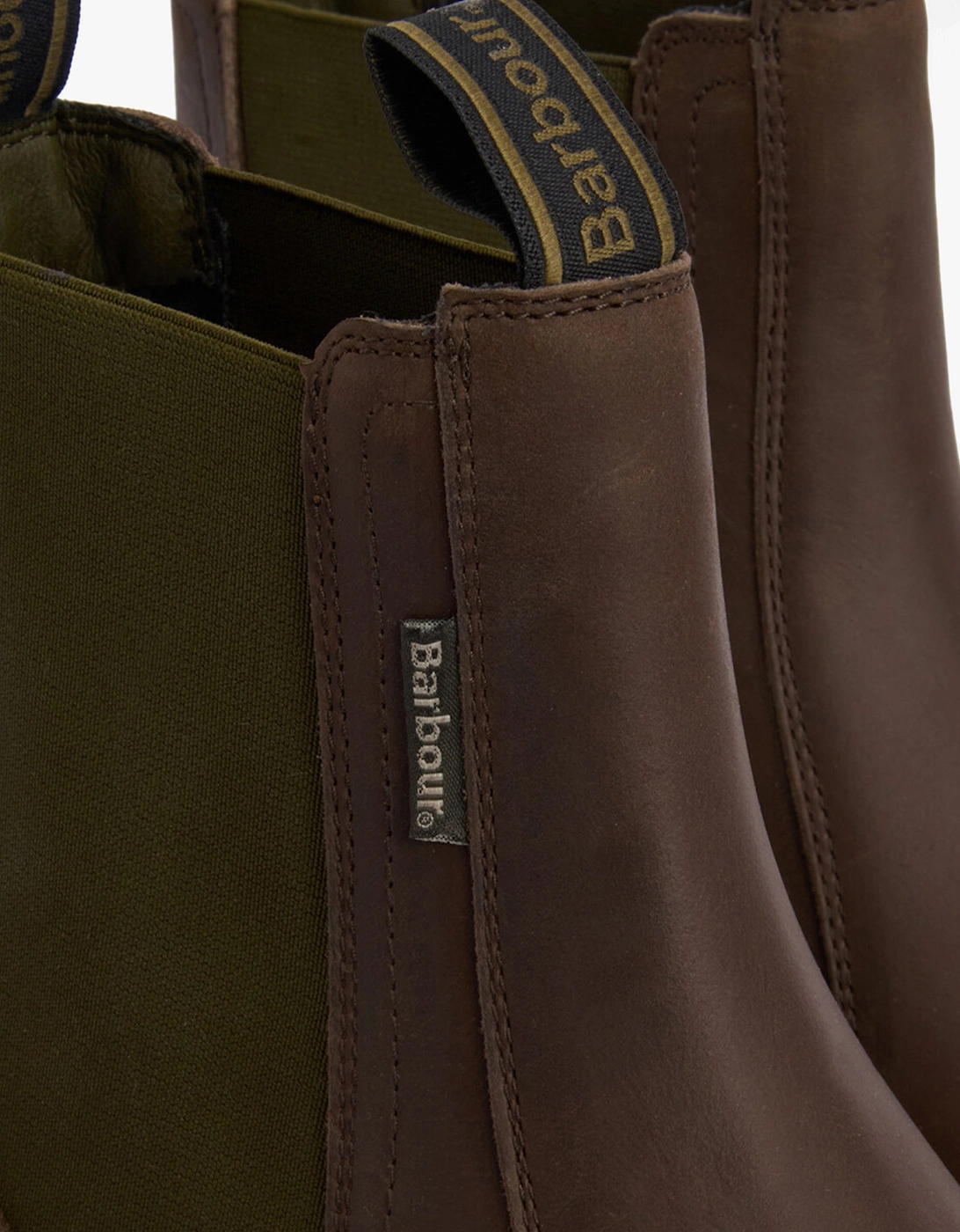 HALE Mens Chelsea Boots Dark Brown
