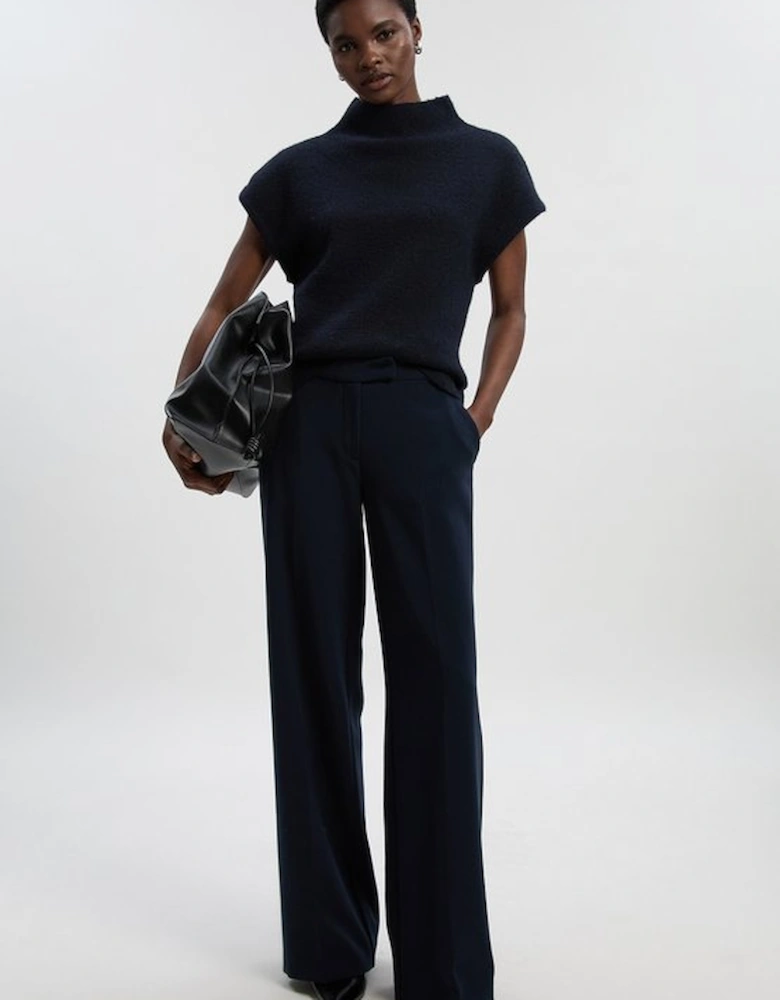 Compact Stretch Essential Tailored Straight Leg Trouser