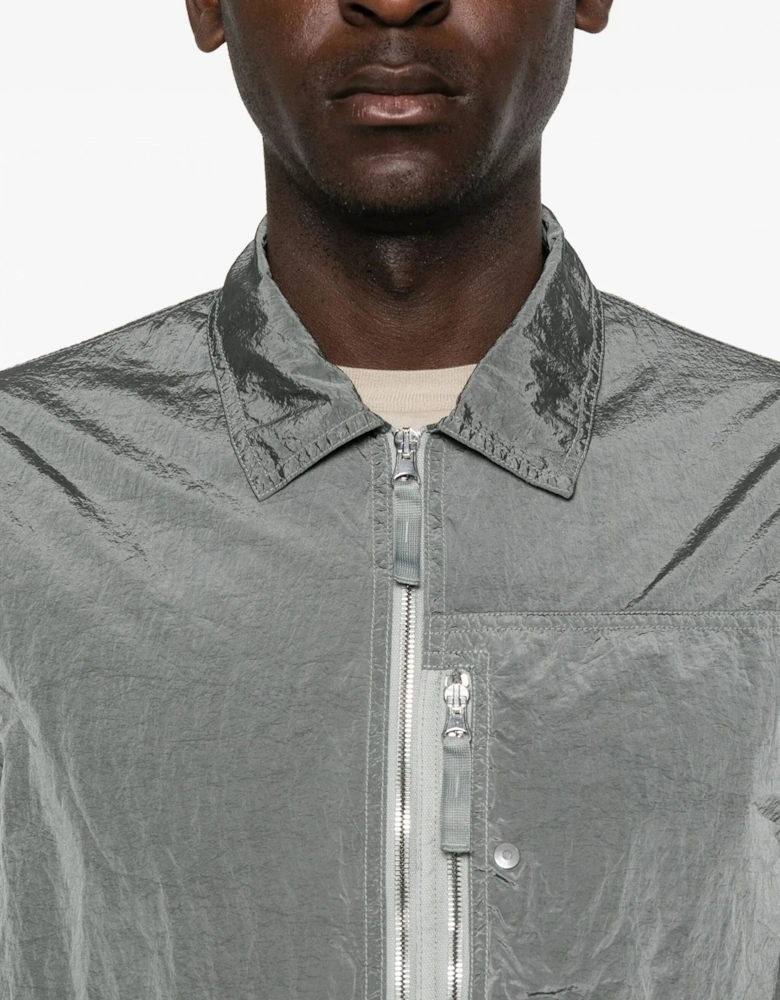 S0019 Pocket Overshirt Grey
