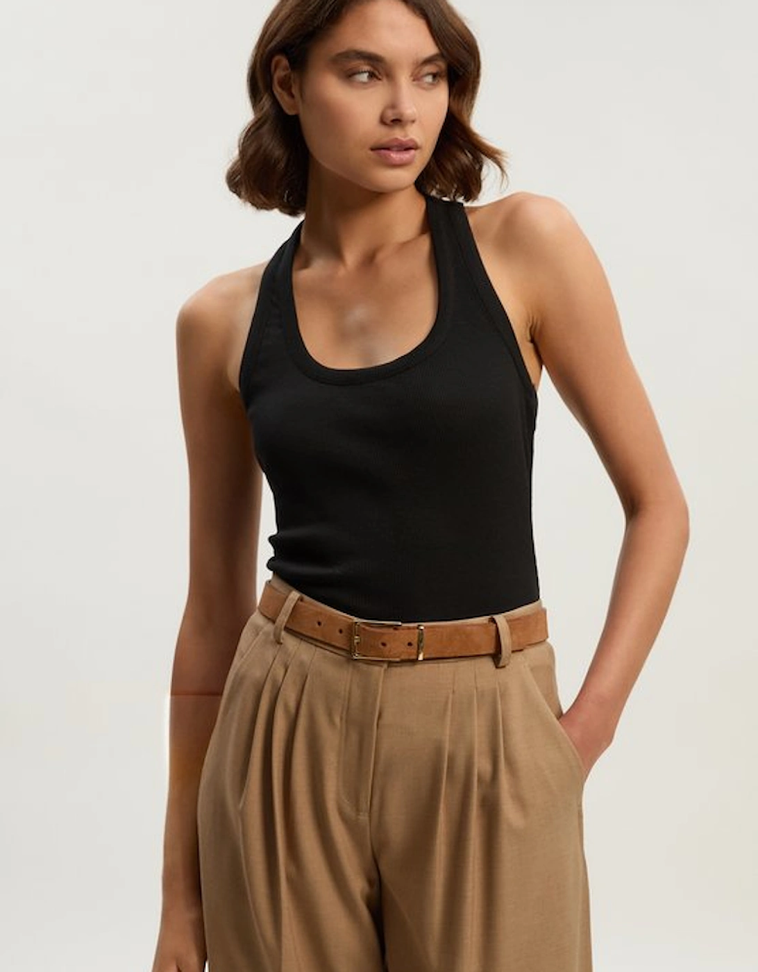Compact Jersey Ribbed Racer Back Vest, 5 of 4