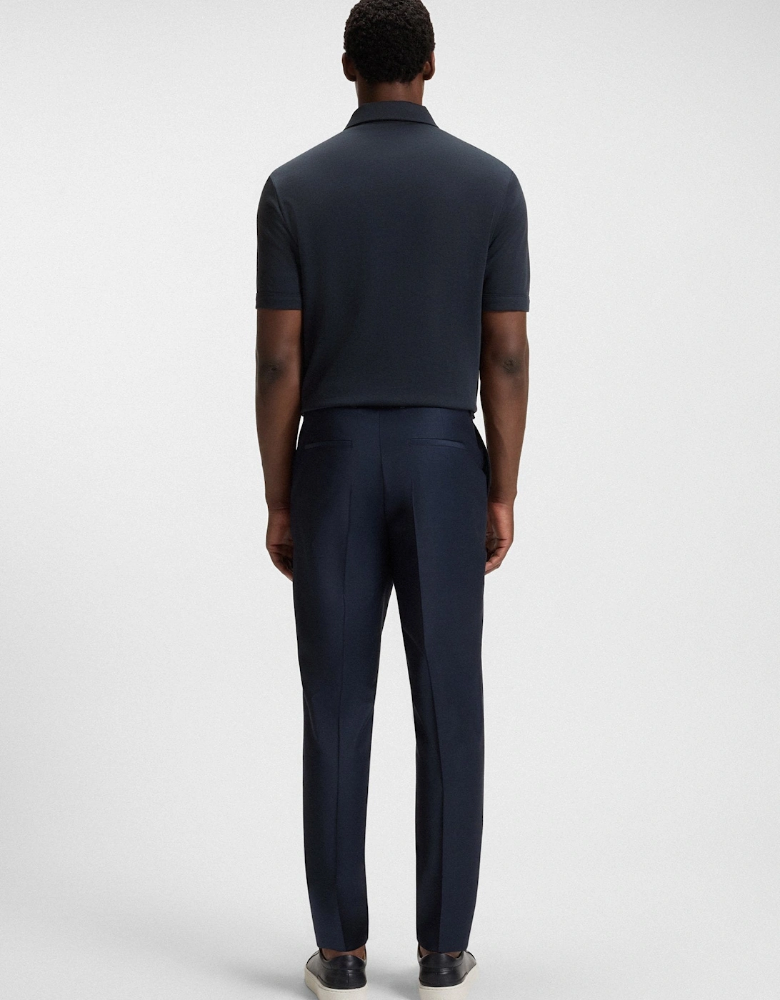 BOSS Black H-Paras 57 Polo Shirt A1-25 404 Dk Blue