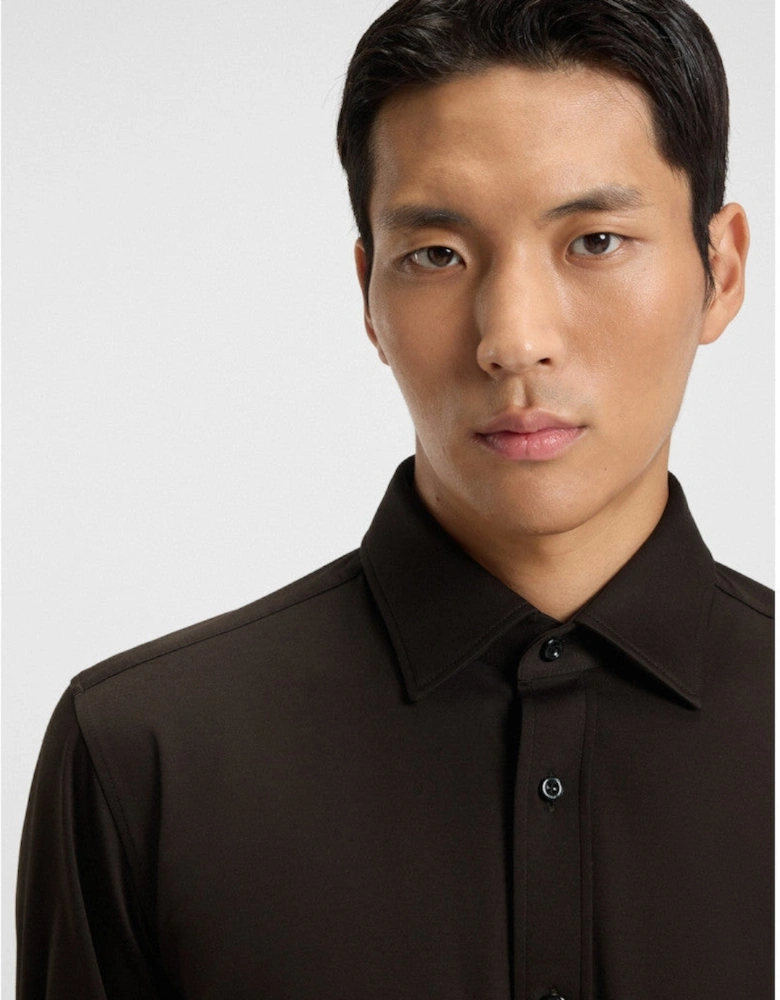 BOSS Black C-HANK-kent-C1-253 Shirt 202 Dk Brown