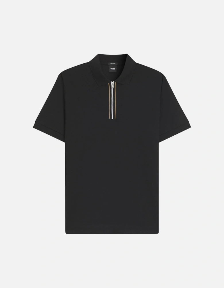 BOSS Black H-Paras 65 Polo Shirt A1-25 001 Black