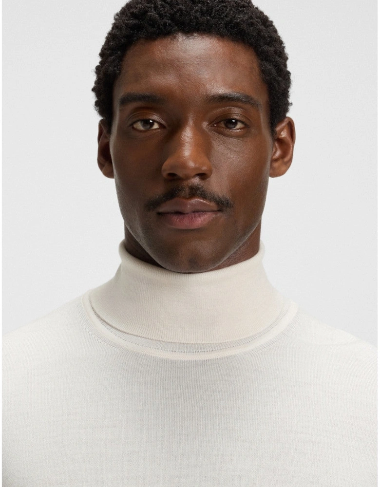 BOSS Black Musso-P Sweater A1-25 131 Open White
