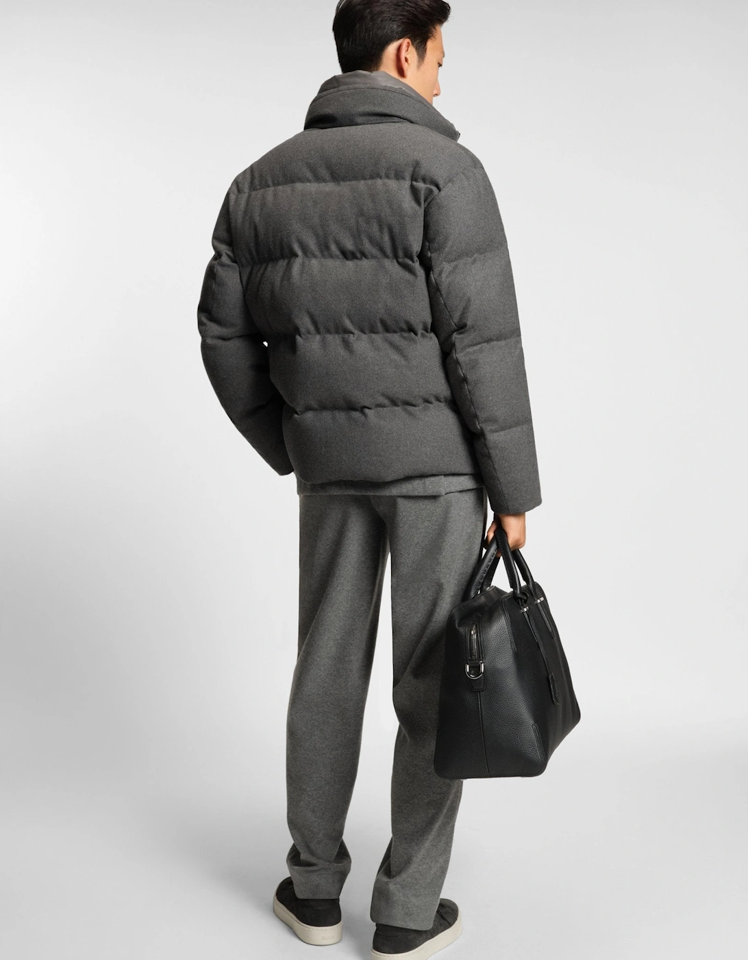 BOSS Black P-Drader Jacket 030 Med Grey
